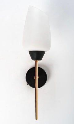 1950 Pair of Wall Lights Maison Lunel