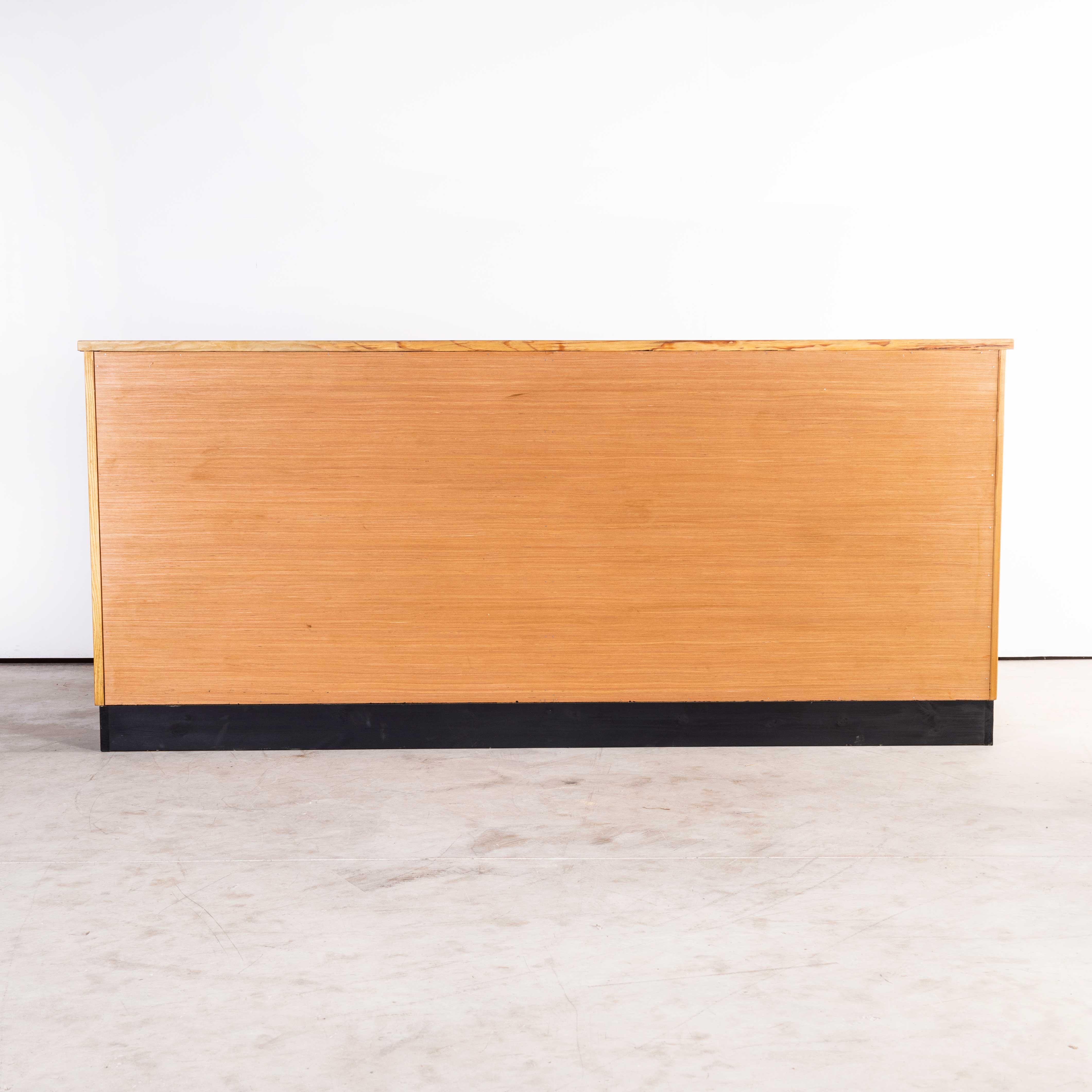 1950 Pine 48 Drawer Laboratory Bank of Drawers 3
