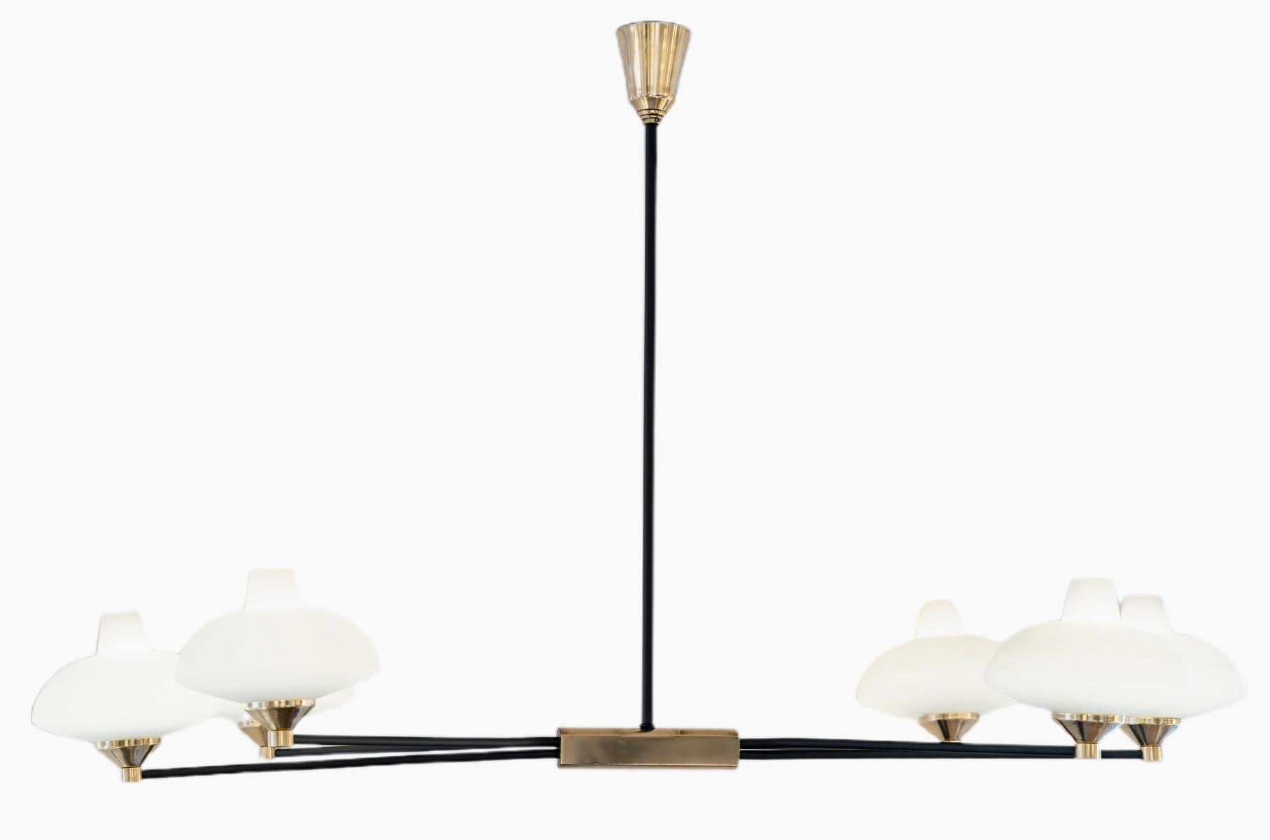 Lampadario raro del 1950 della Maison Arlus in vendita 1