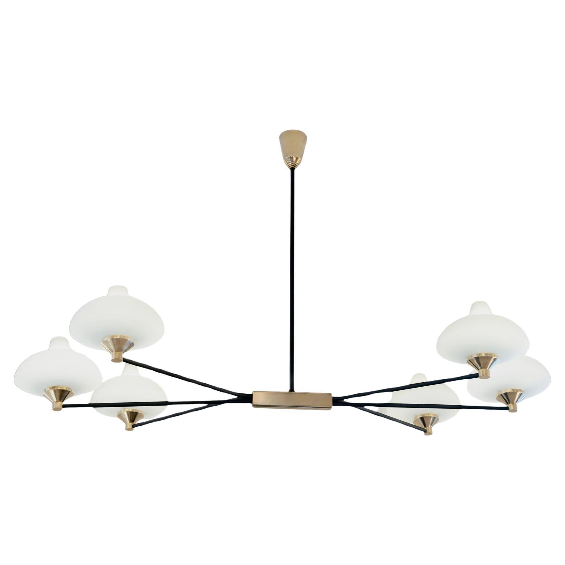 Lampadario raro del 1950 della Maison Arlus in vendita