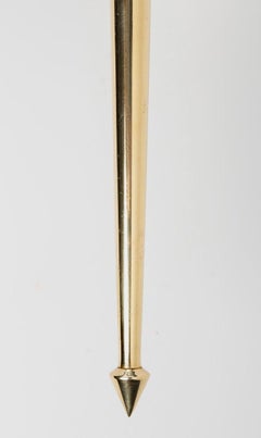 1950 Rare Pair of Sconces Brass and Perforated Metal by Mathieu Matégot