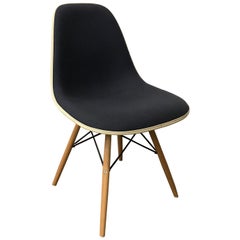 1950, Ray and Charles Eames for Herman Miller, DSS Upholstered Dowel Base Chair