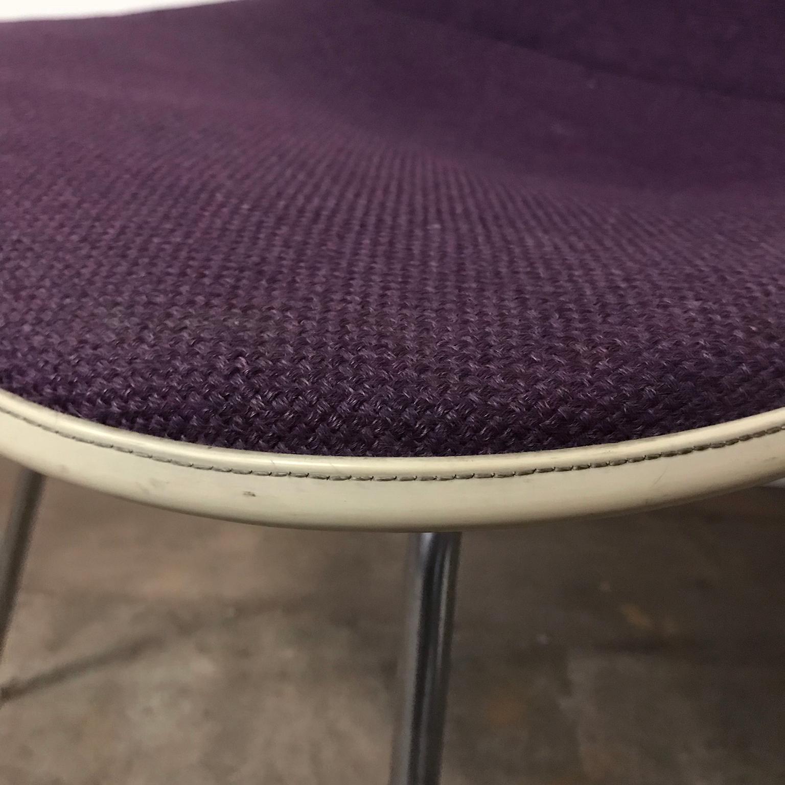 1950, Ray & Charles Eames for Herman Miller, DSS Upholstered Fiber H-Base Chair 4