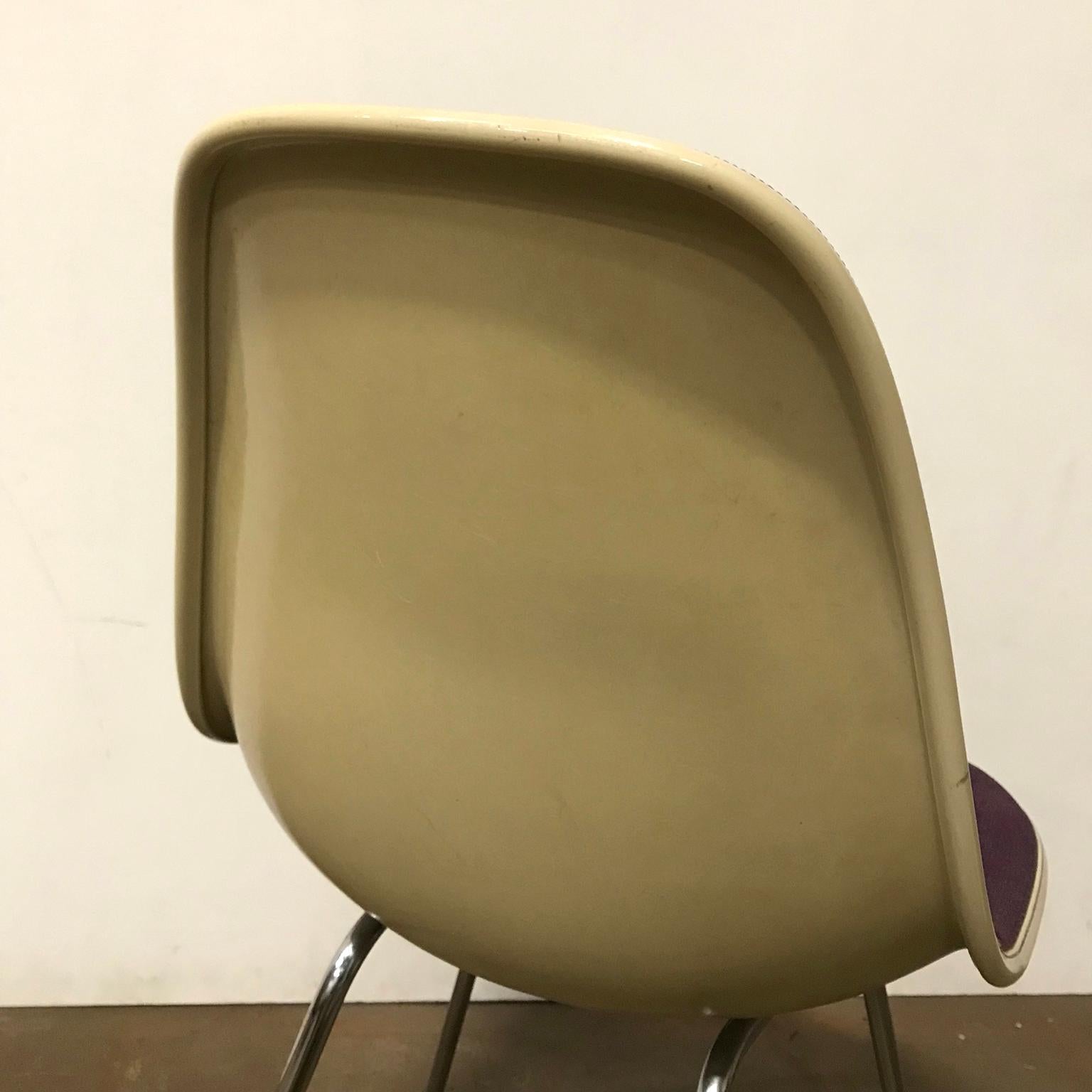 1950, Ray & Charles Eames for Herman Miller, DSS Upholstered Fiber H-Base Chair 6