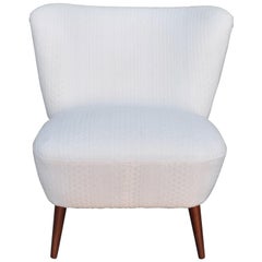 1950 s Cocktail Chair with Knitted Fabric