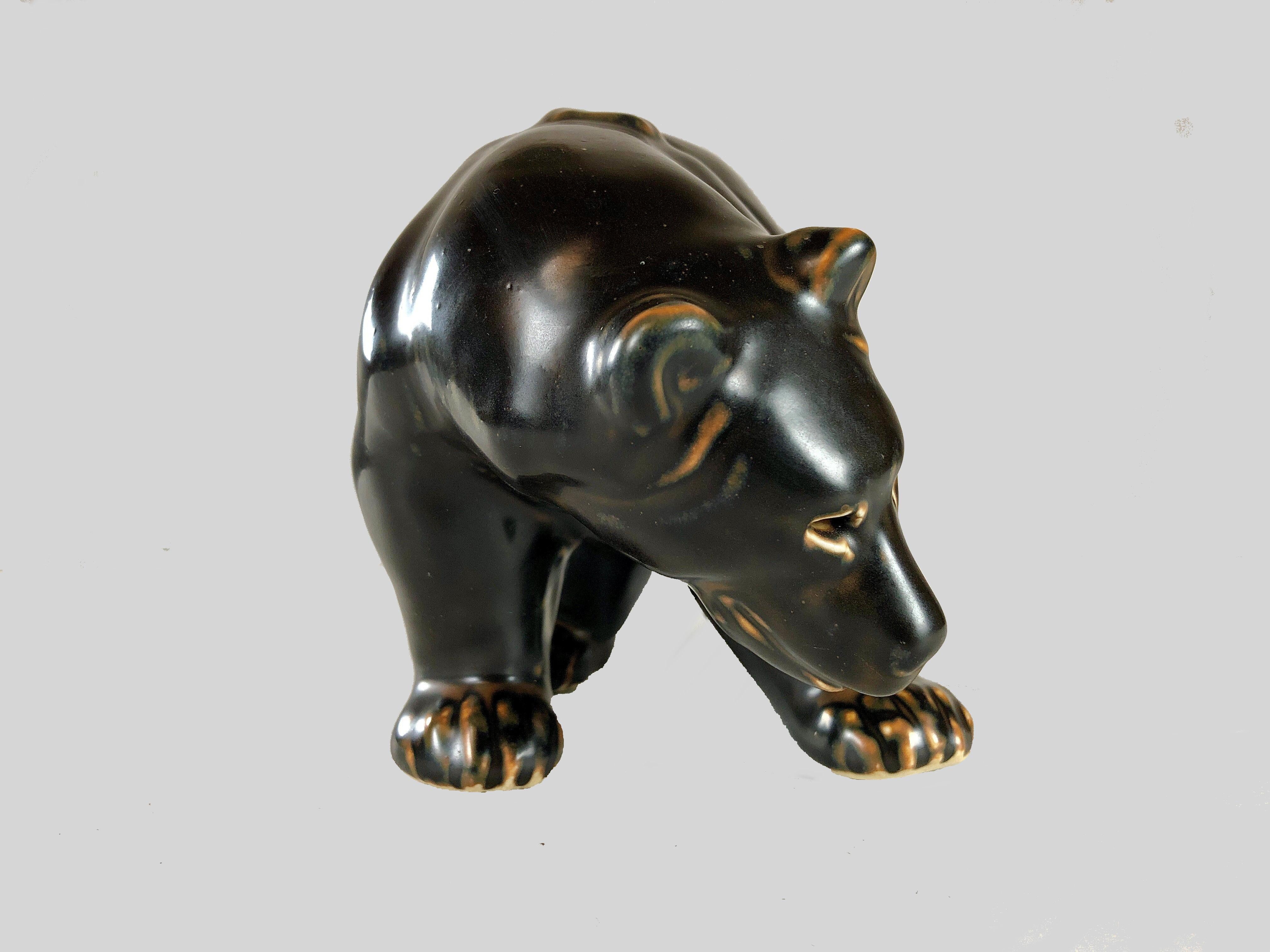 1950´s Danish Knud Kyhn Bear Figurine for Royal Copenhagen 1