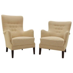 1950 Scandinavian Lounge Chairs, Set of Two