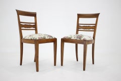 1950 Set of Two Antique Side Chairs, Czechoslovakia
