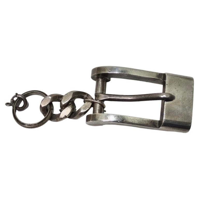 1950 Solid Silver Belt Buckle For Sale at 1stDibs