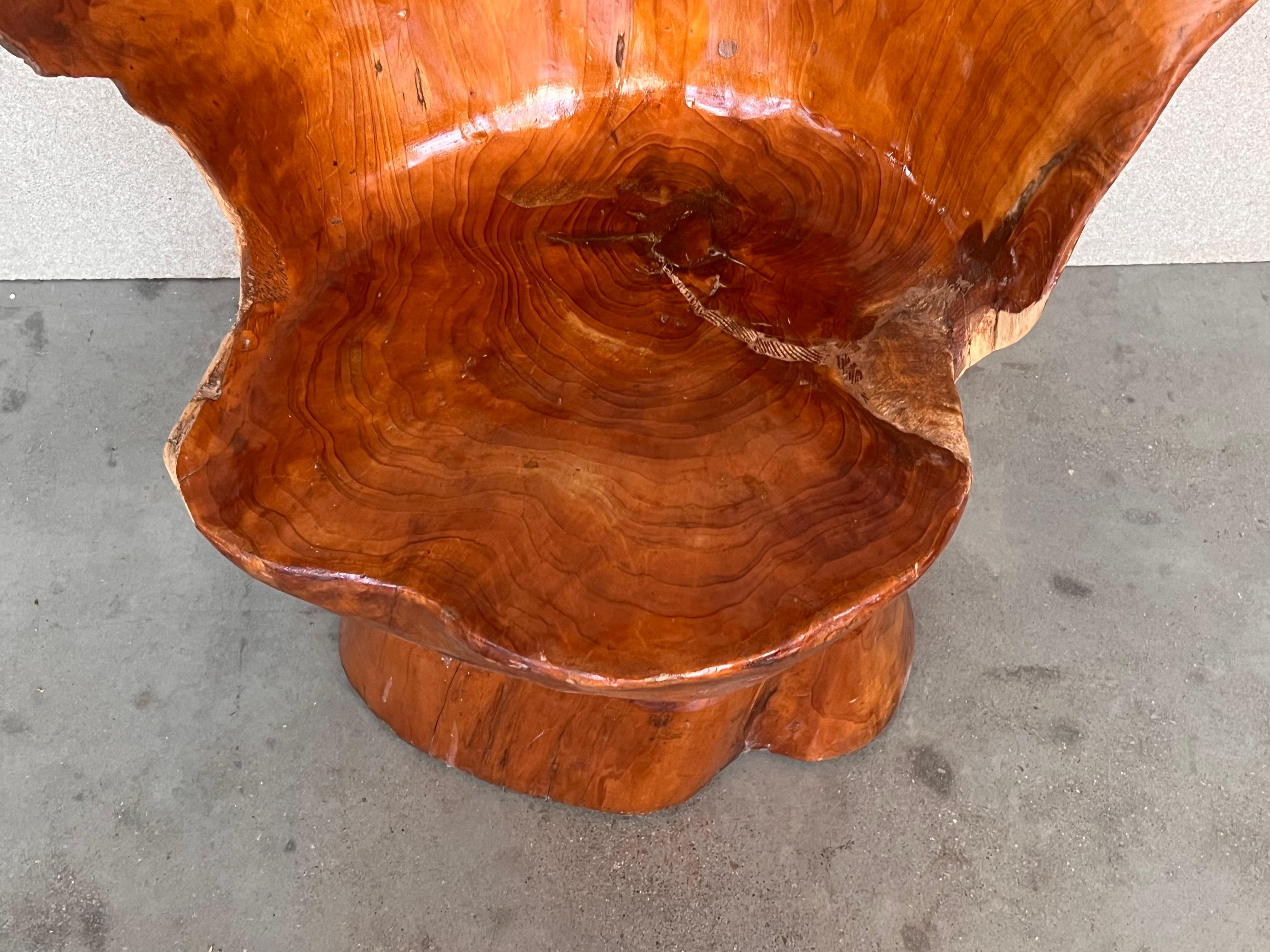 1950 Solid Wood Swivel Armchair or Side Chair 1