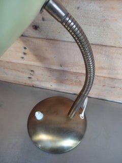 Ricercata lampada da tavolo o da scrivania vintage gialla di Mathieu Mategot, 1950