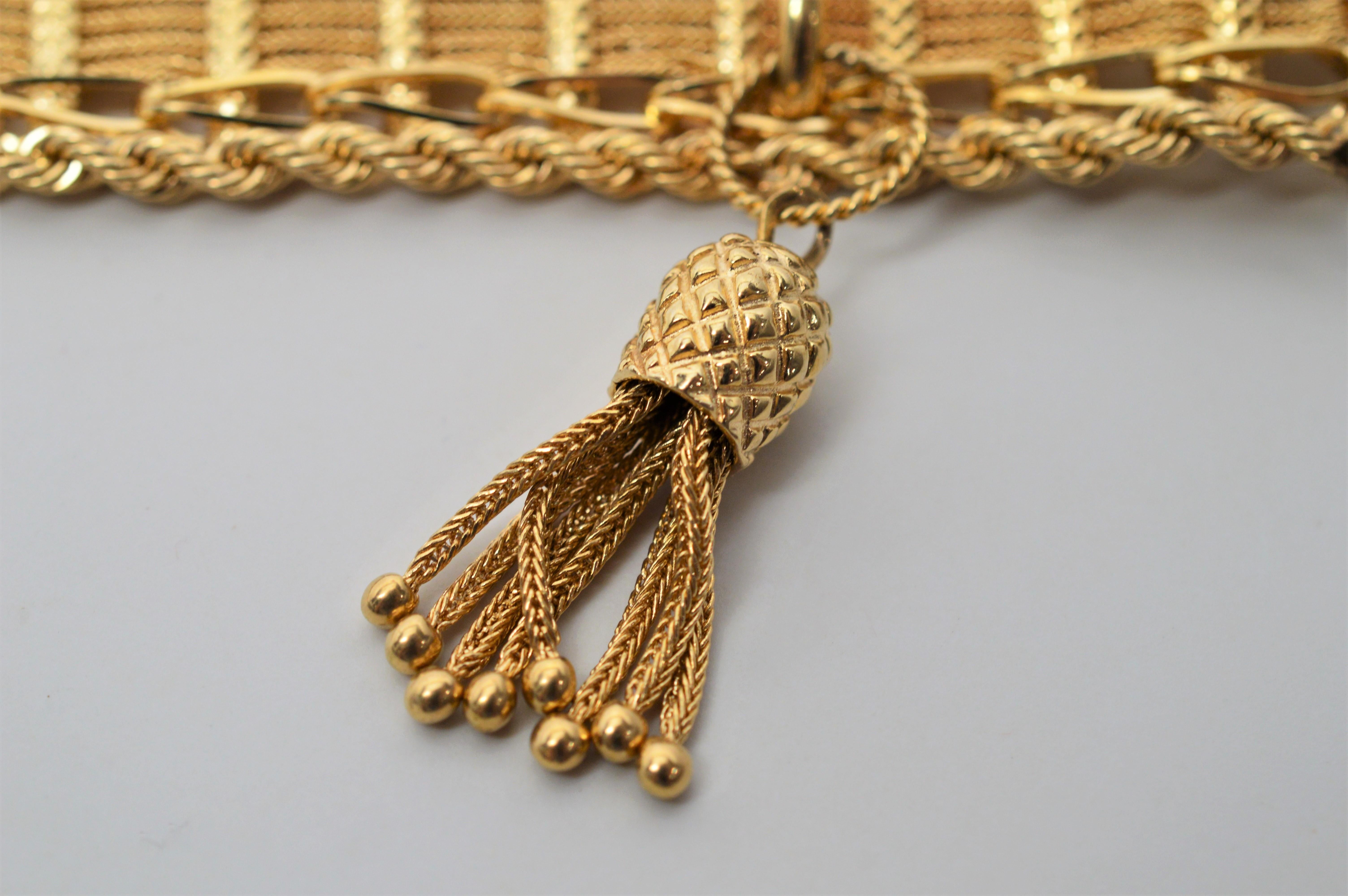 mesh chain bracelet