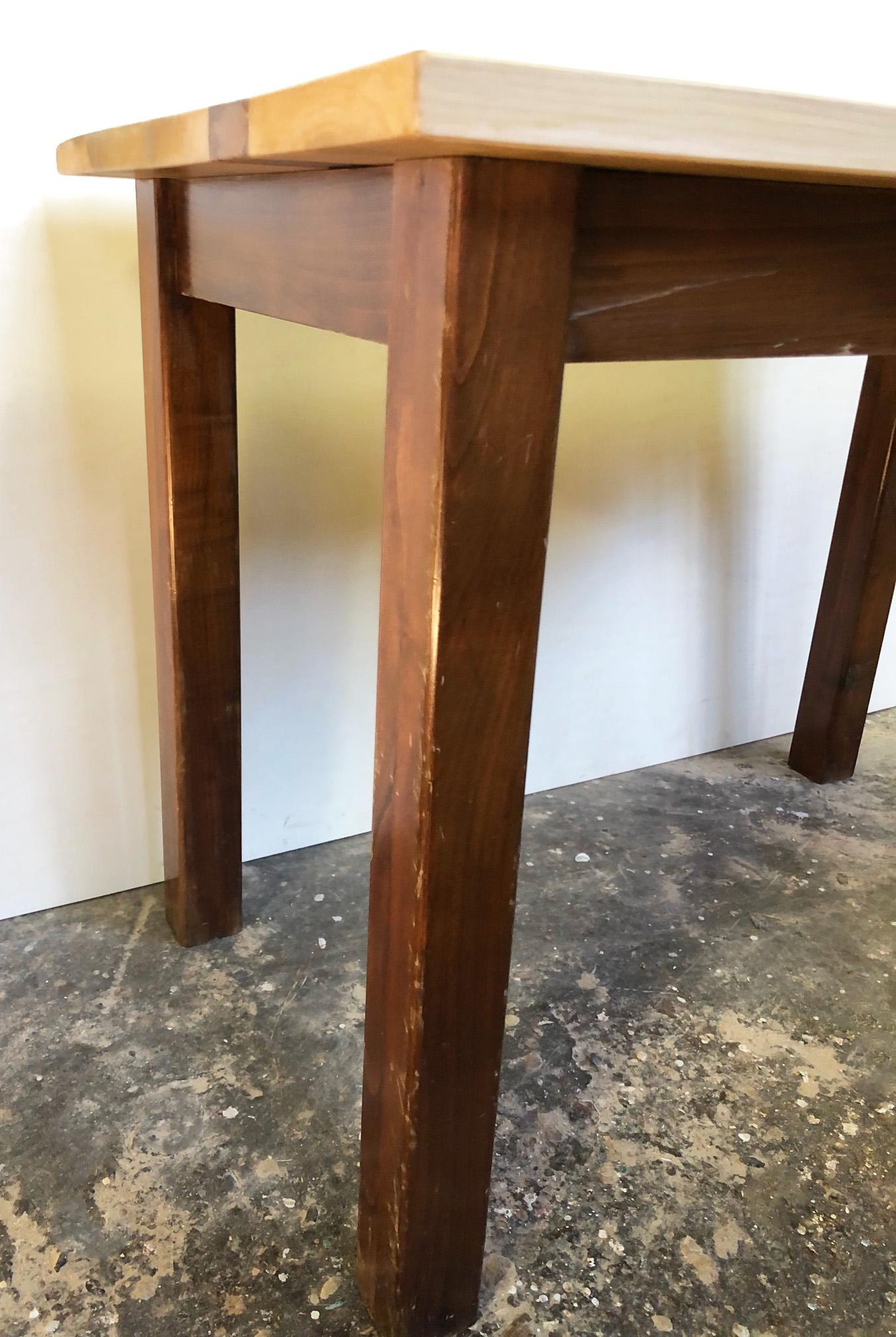1950 Table Solid Walnut, Natural Honey-Colored 2