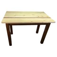 1950 Table Solid Walnut, Natural Honey-Colored