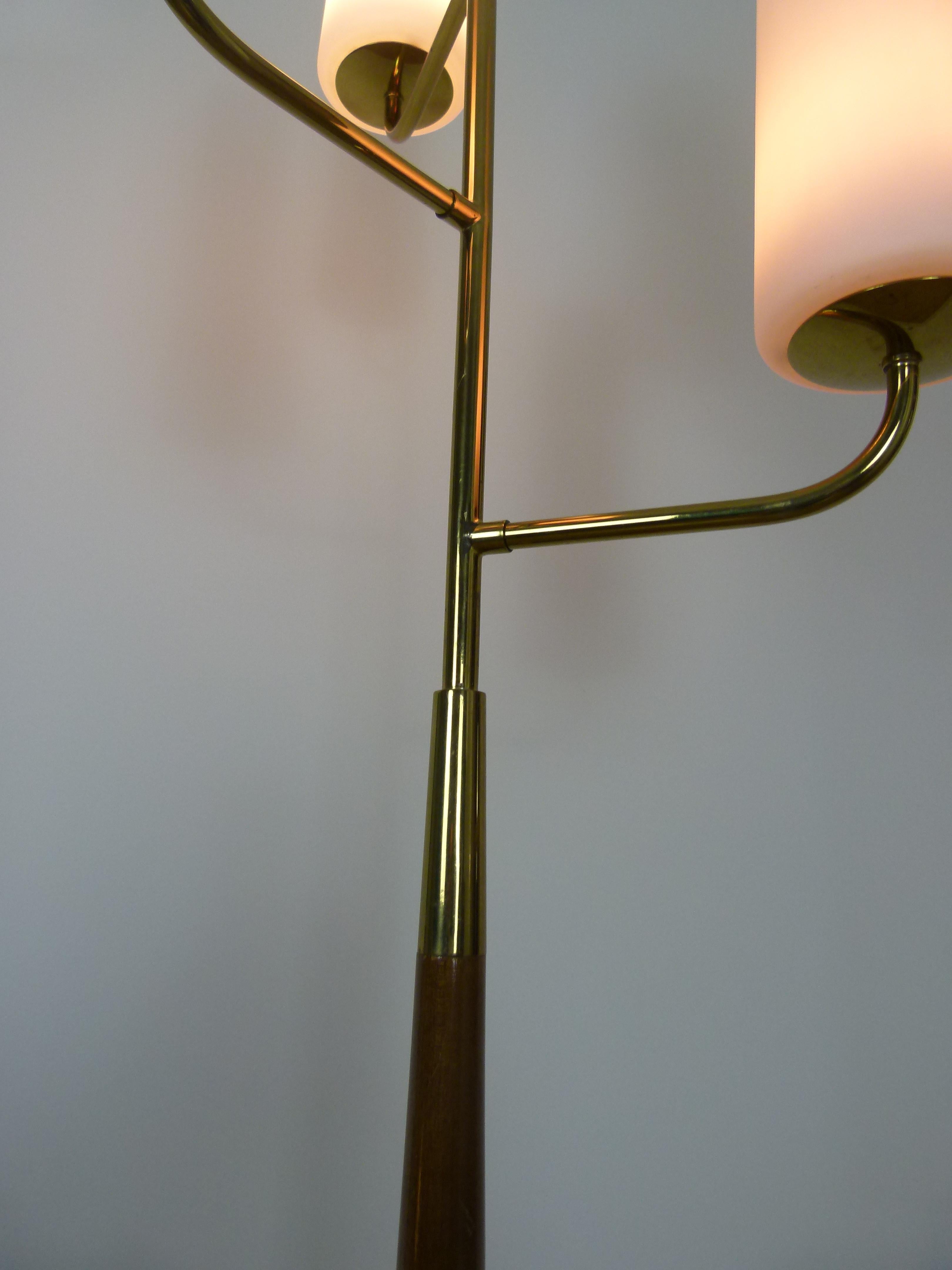 20th Century 1950 Triple Lighting Floor Lamp by Maison Lunel