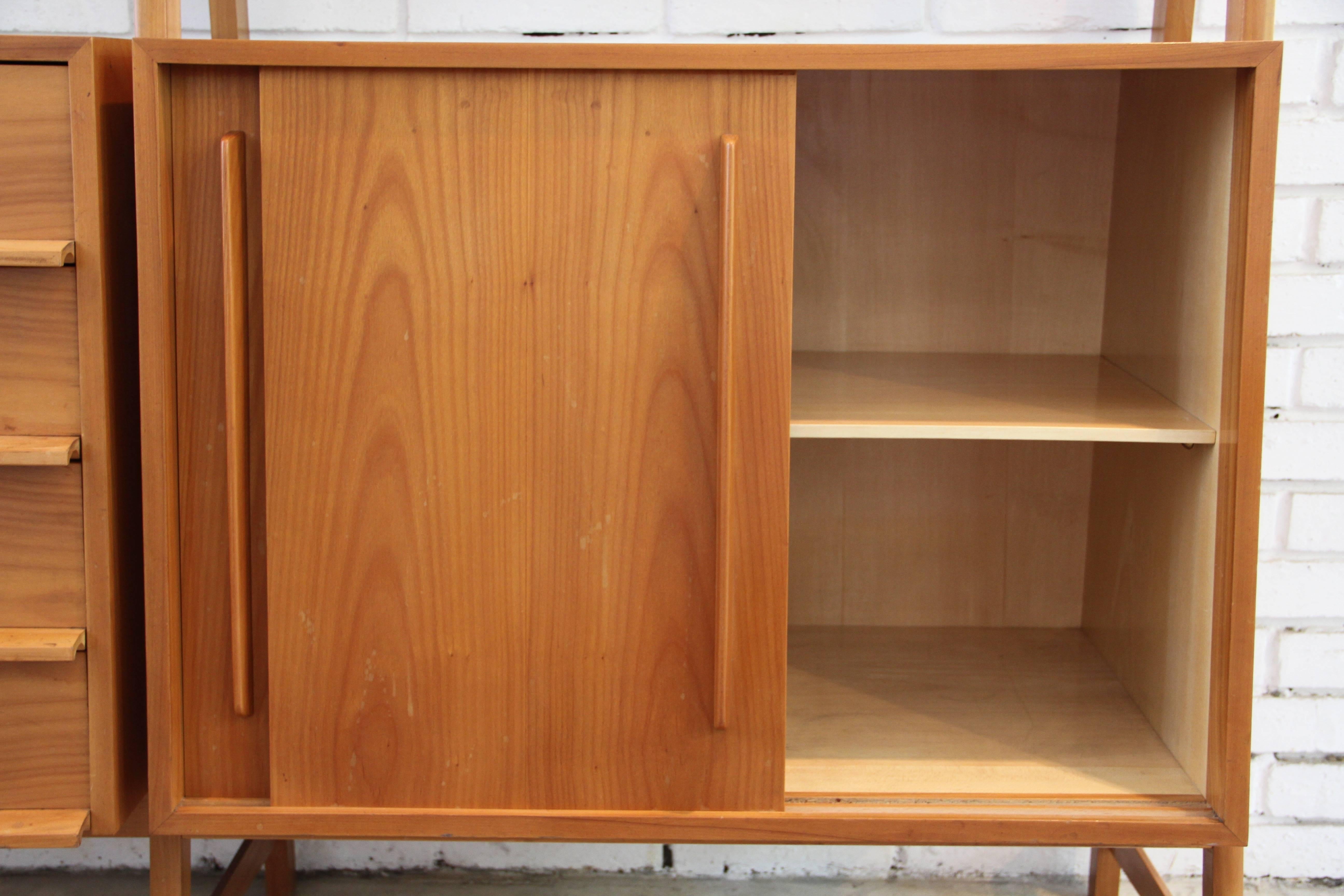 Mid-Century Modern 1950 Unusual Asymmetrical Maple Chest of Drawers For Sale