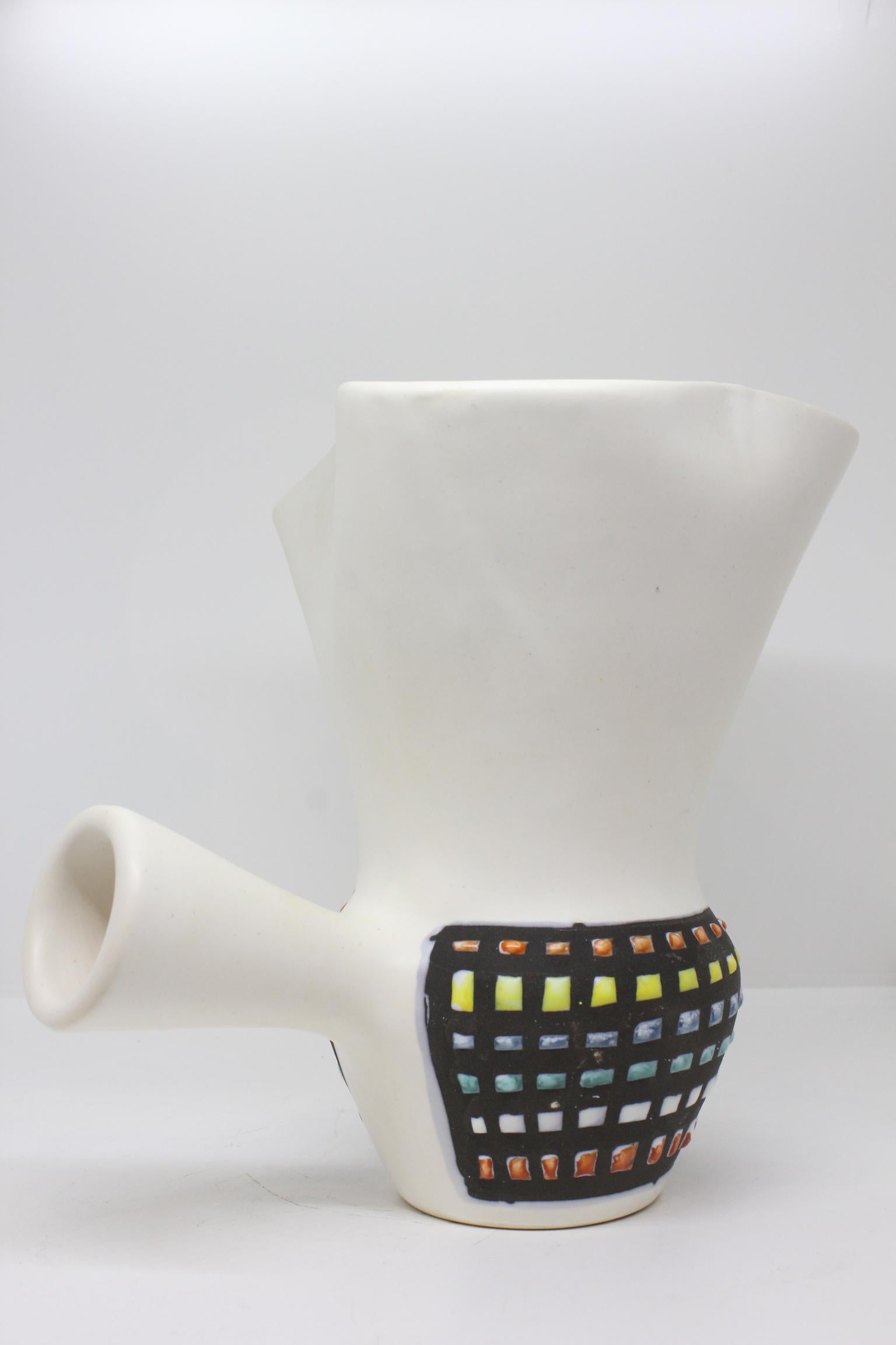 French 1950 Vase by Roger Capron For Sale