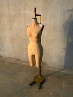1950 Wolfwomen's Model Dress Form Cast Iron Base