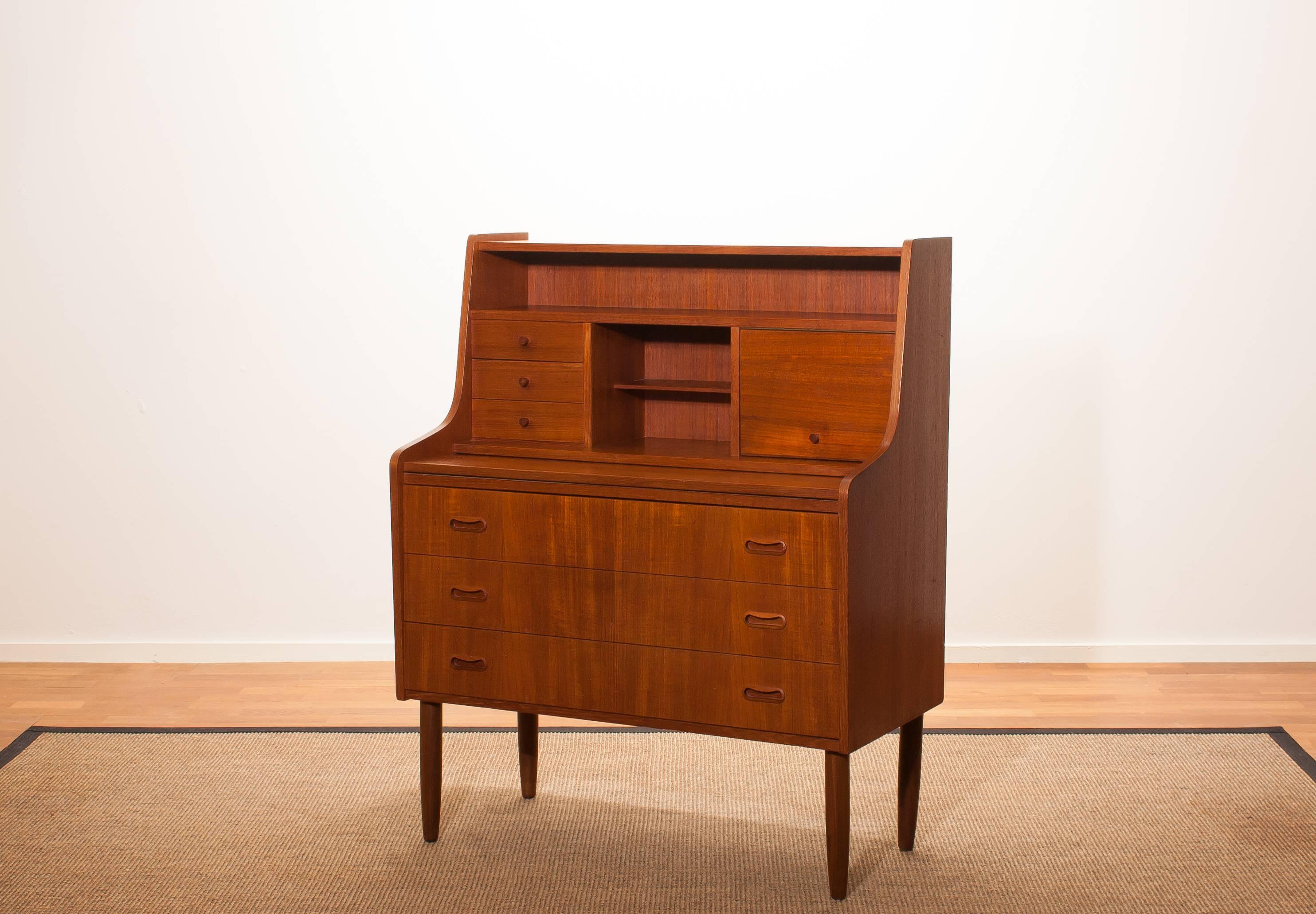 Mid-20th Century 1950s, Teak Secretaire or Dressing Table in Style of Peter Hvind