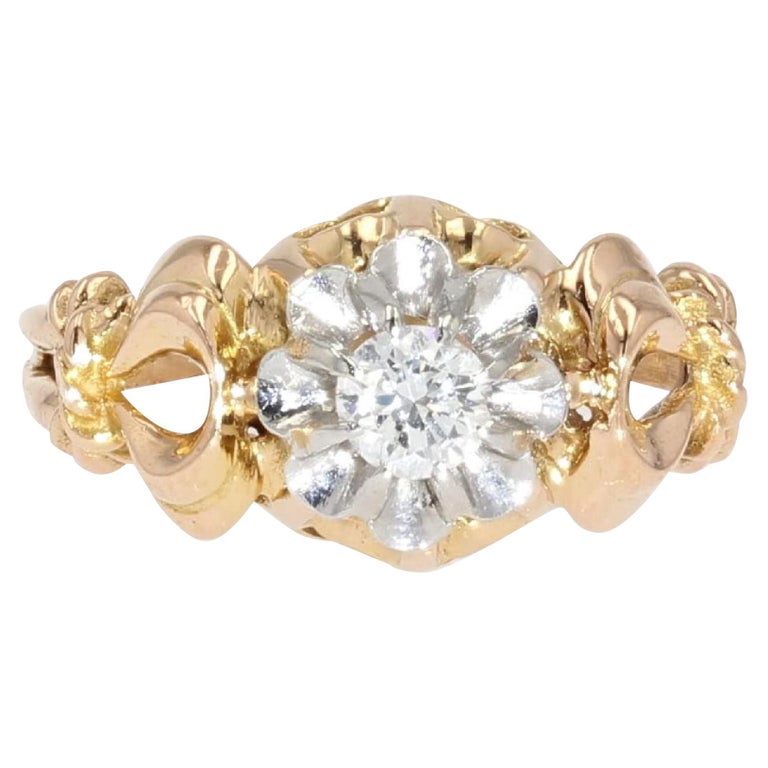 1950s 0, 30 Carat Diamond 18 Karat Yellow Gold Solitaire Ring For Sale at  1stDibs | 30 karat