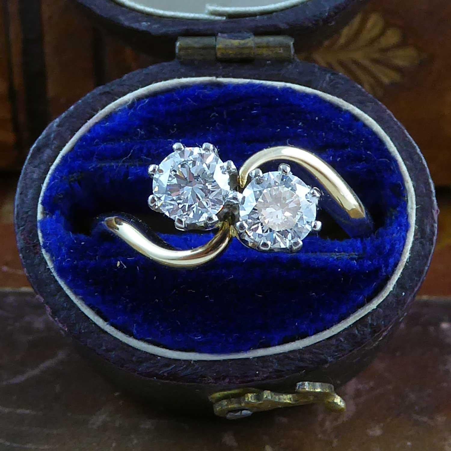 two diamond ring