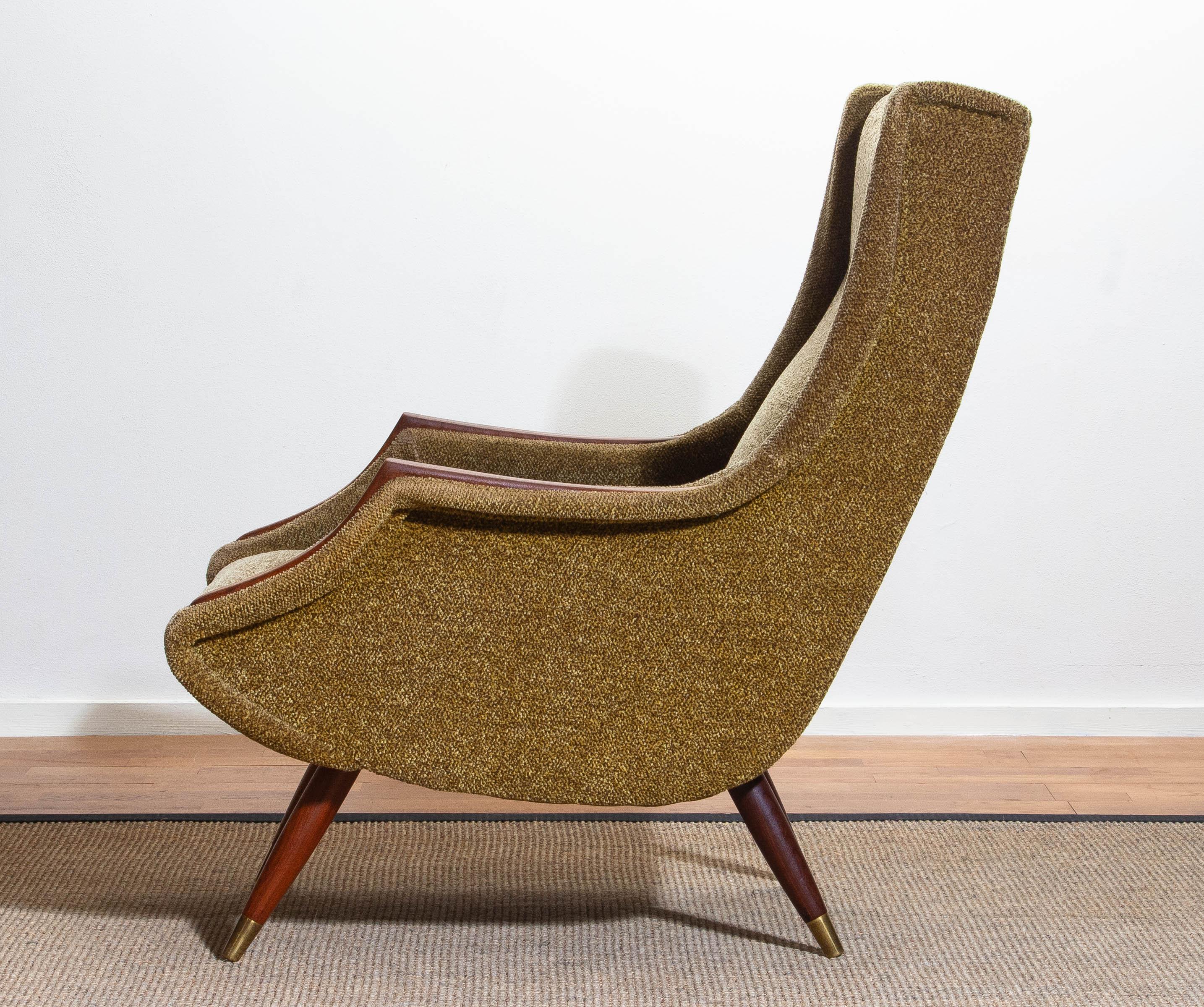 1950s, 1 Italian Lounge Club Chair by Aldo Morbelli for Isa Bergamo 7