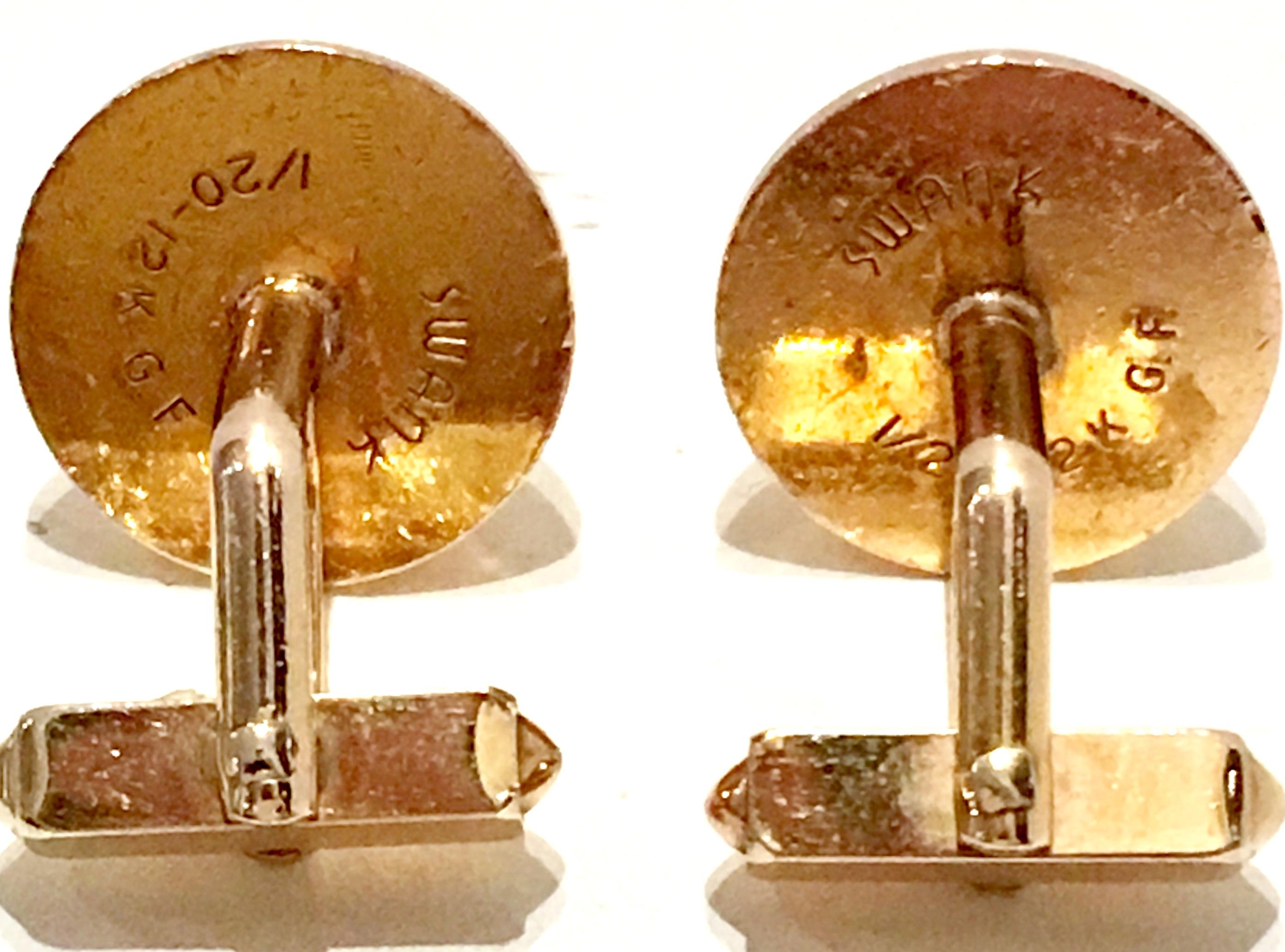 how to tell if my swank cufflinks are real gold