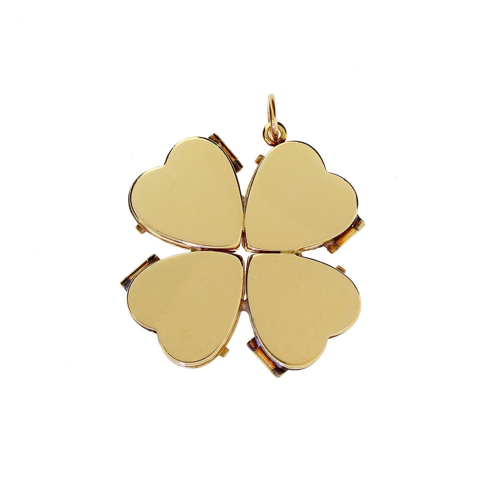 14k gold photo pendant