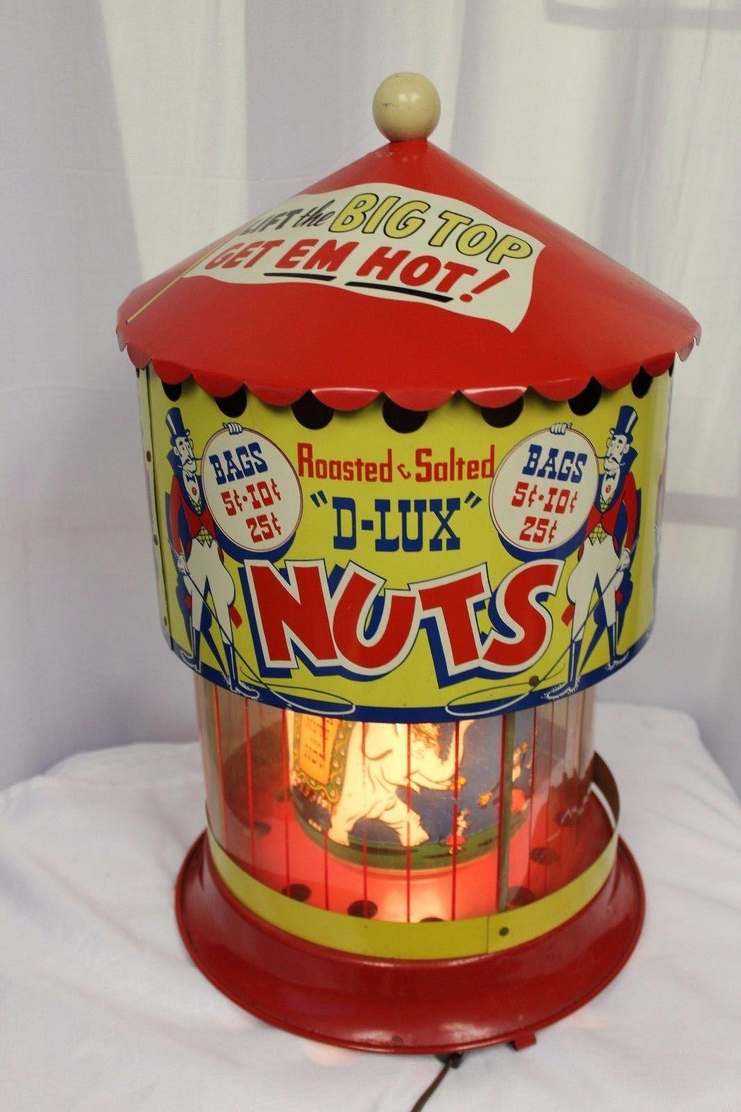 1950s-1960s D-Lux Hot Nuts Carousel Circus Theme  For Sale 7