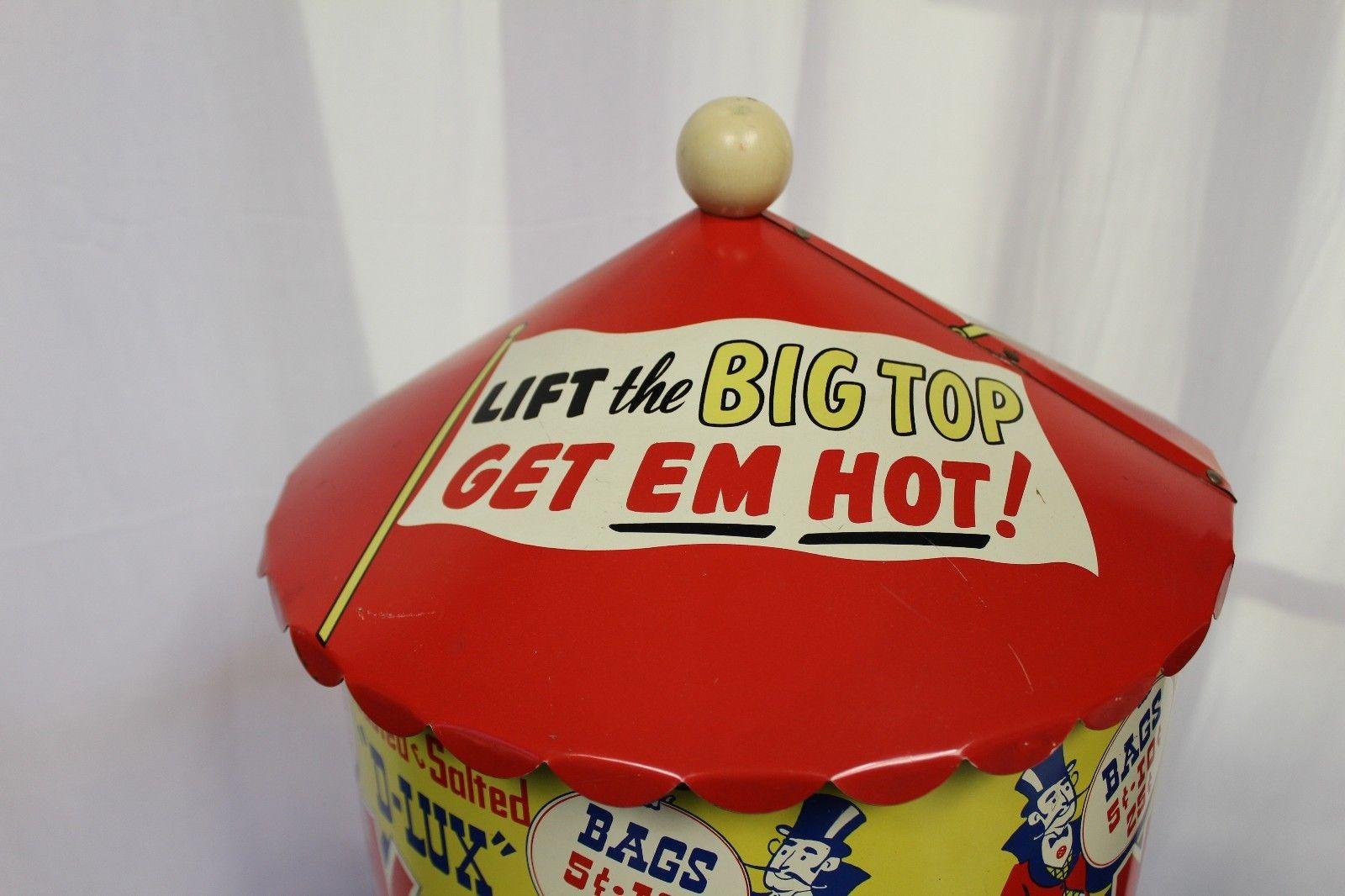 American 1950s-1960s D-Lux Hot Nuts Carousel Circus Theme  For Sale