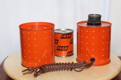 1950s-1960s Fram Oil Filter Cigarette Lighter, Ashtray and Coin Bank