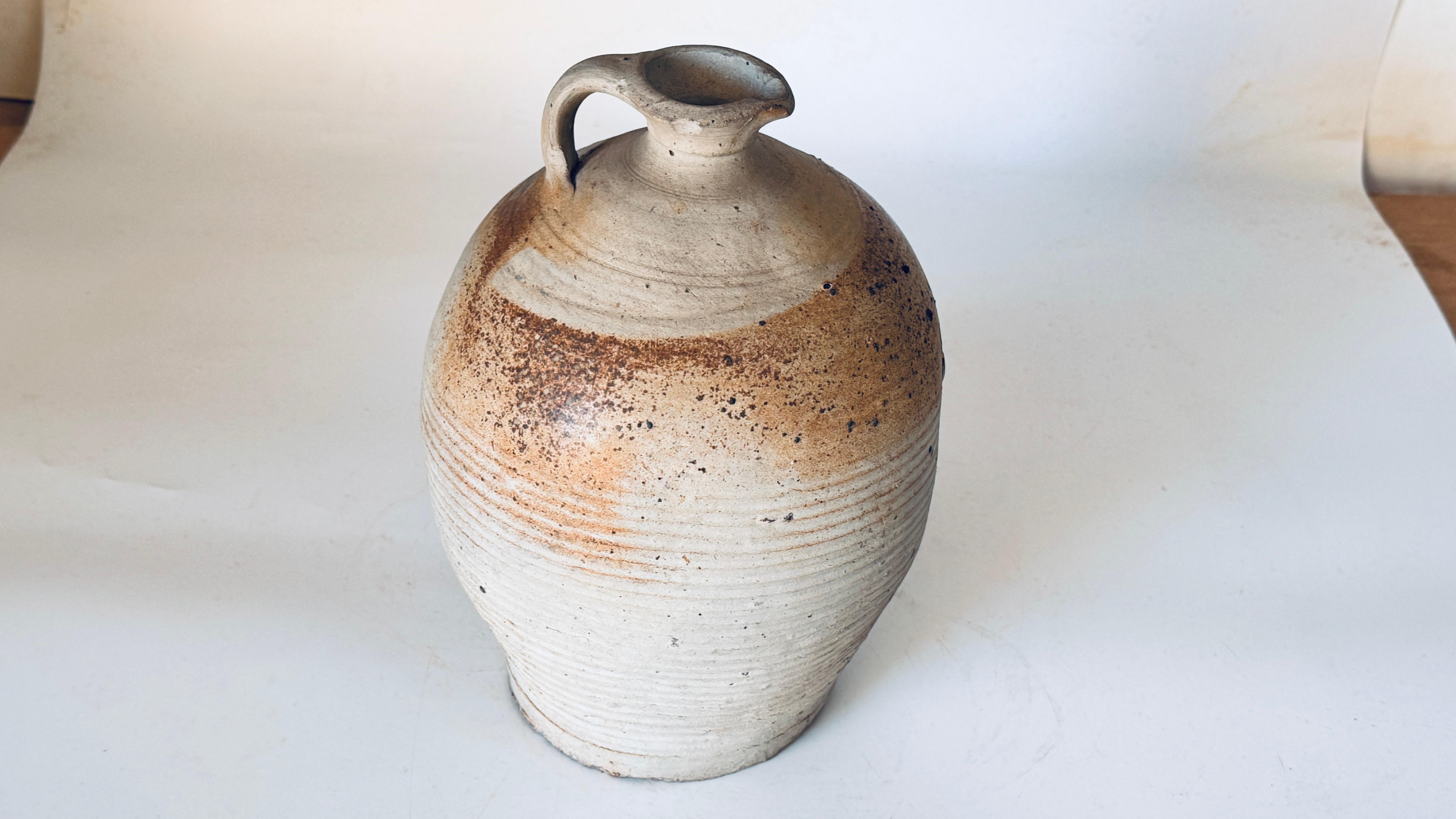 Vaso in ceramica provinciale francese degli anni '50-'60, laboratorio artigianale della Costa Azzurra in vendita 5