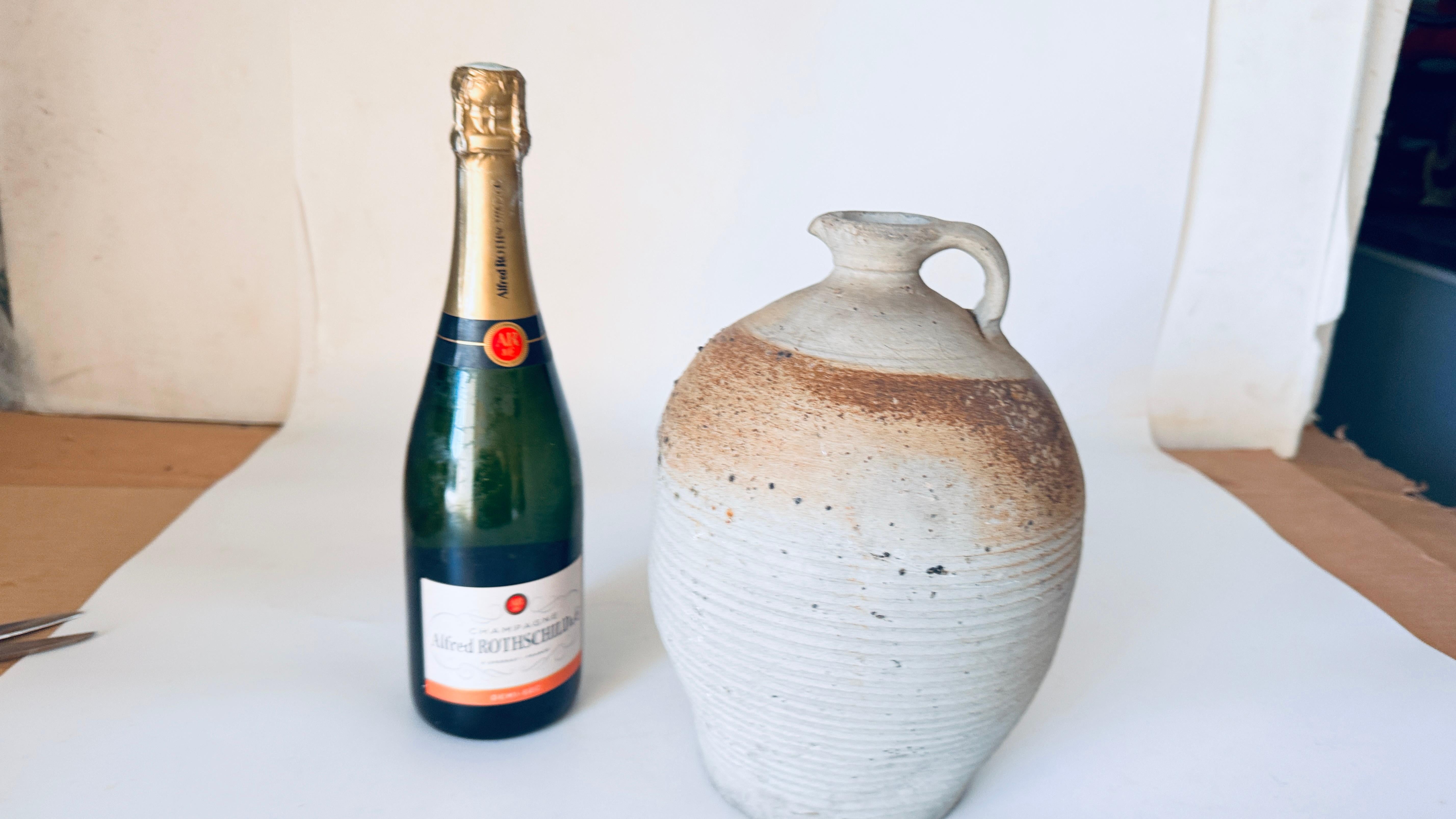 Vaso in ceramica provinciale francese degli anni '50-'60, laboratorio artigianale della Costa Azzurra

Questo vaso di ceramica francese degli anni '50-'60, realizzato in un laboratorio artigianale della Costa Azzurra, incarna il fascino rustico e la