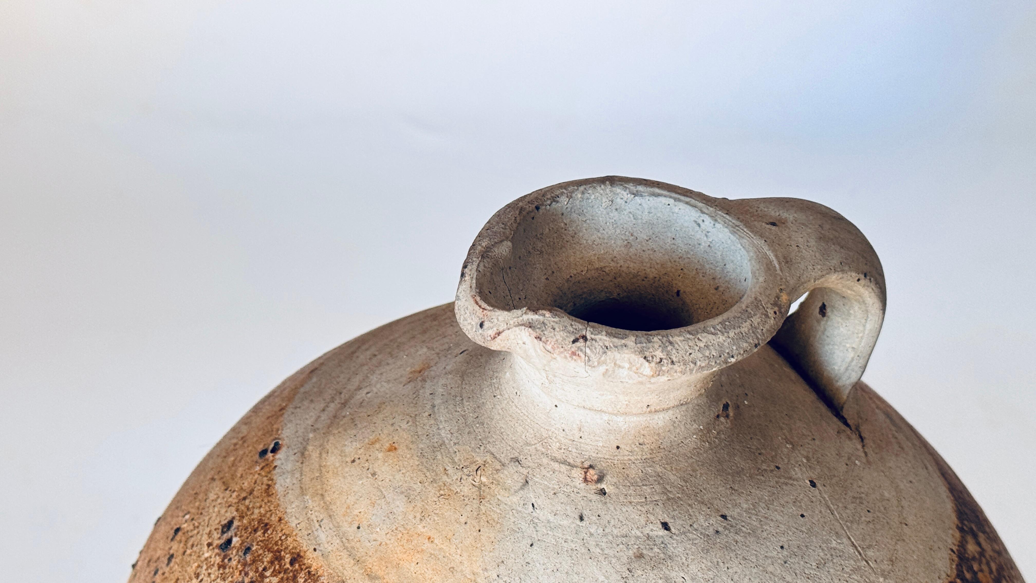 Smaltato Vaso in ceramica provinciale francese degli anni '50-'60, laboratorio artigianale della Costa Azzurra in vendita