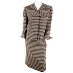 Retro 1950s/1960s Irene Stripped Suit