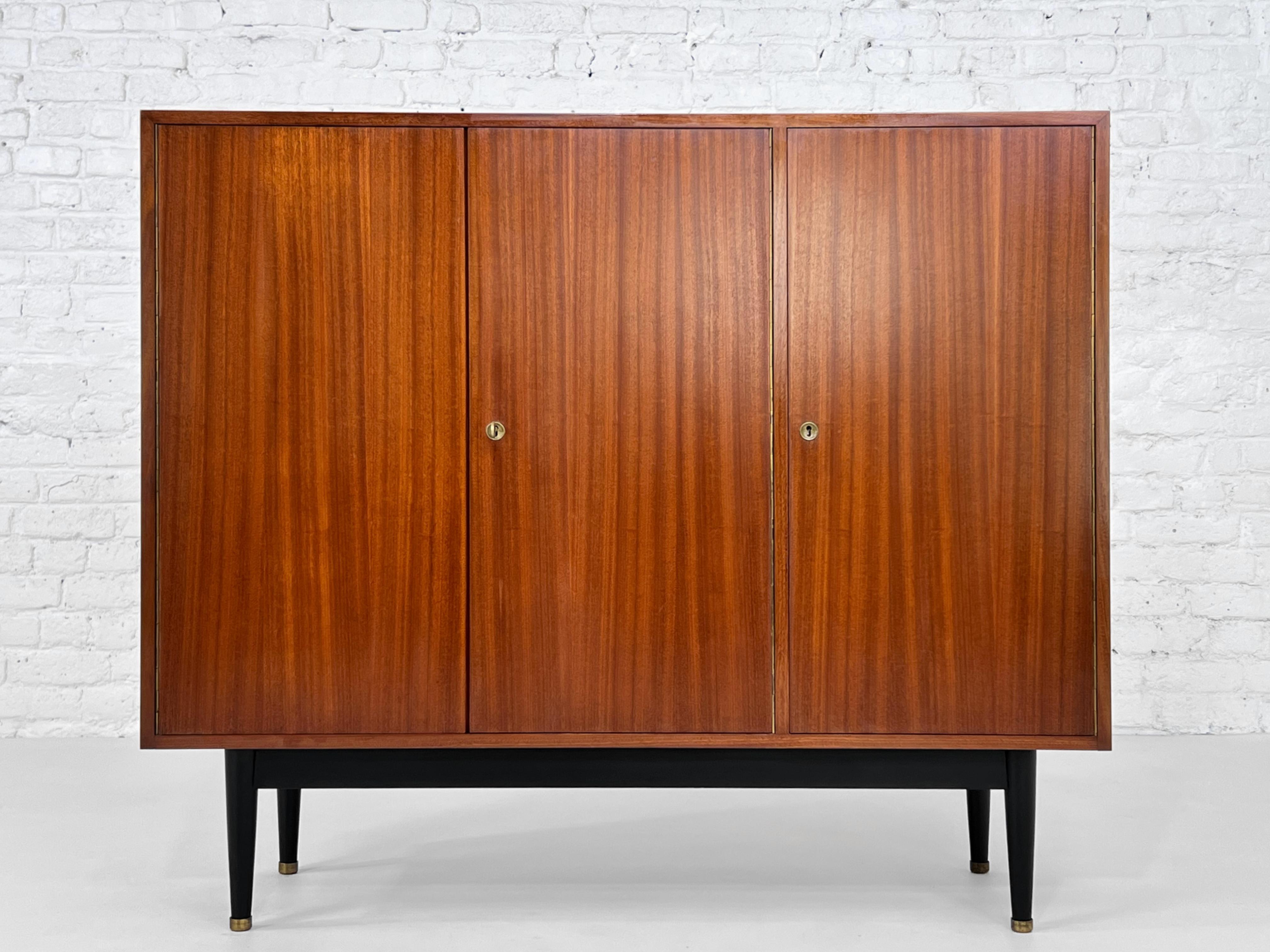 1950s - 1960s Jos De Mey Design Modular Sideboard or Midboard Cabinets Set For Sale 8