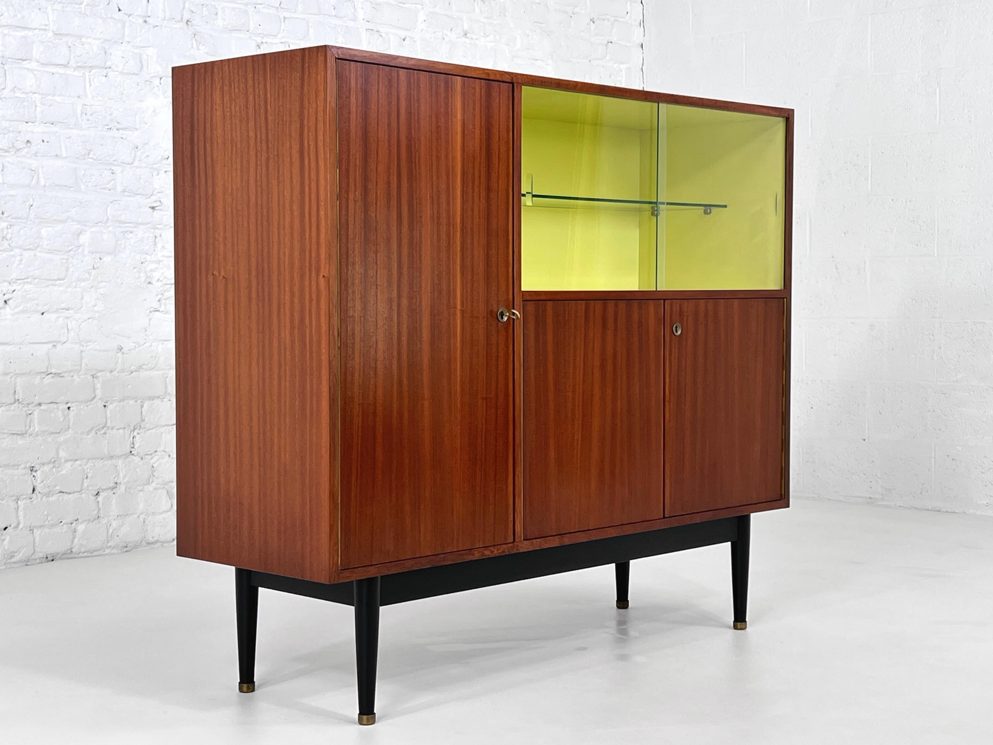 1950s - 1960s Jos De Mey Design Modular Sideboard or Midboard Cabinets Set In Good Condition For Sale In Tourcoing, FR