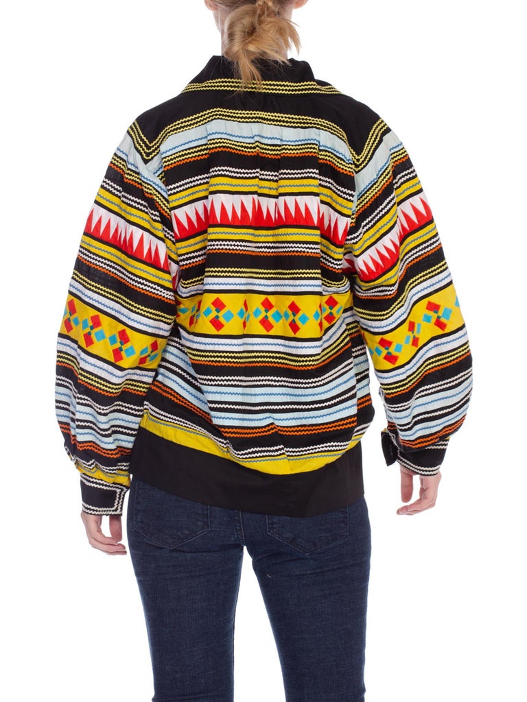 1970S Black Seminole Indian Native American Florida Patchwork Jacket at ...