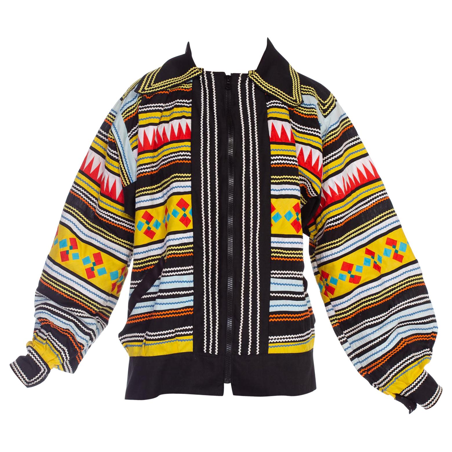 1970S Black Seminole Indian Native American Florida Patchwork Jacket