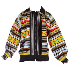 veste noire à patchwork des années 1970:: indienne séminole:: amérindienne de Floride