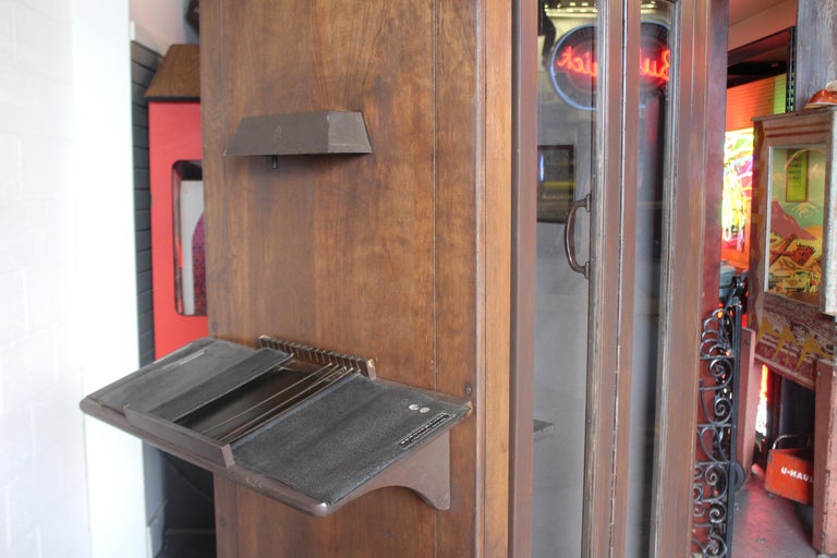1950s-1960s Vintage Telephone Booth with Phone Book Stand ... outside telephone wiring 