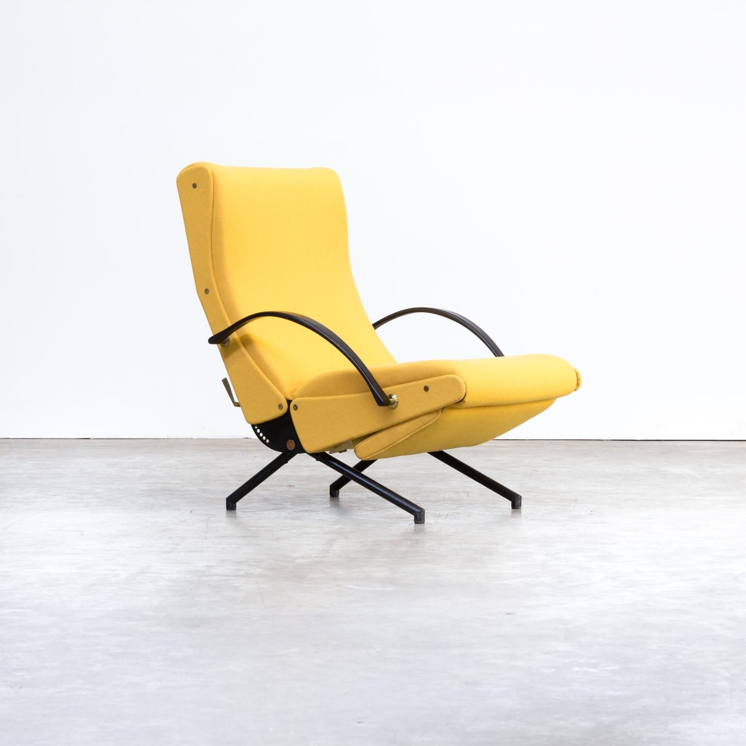 1950s 1st Edition Osvaldo Borsani ‘P40’ Louge Chair for Tecno In Good Condition For Sale In Amstelveen, Noord