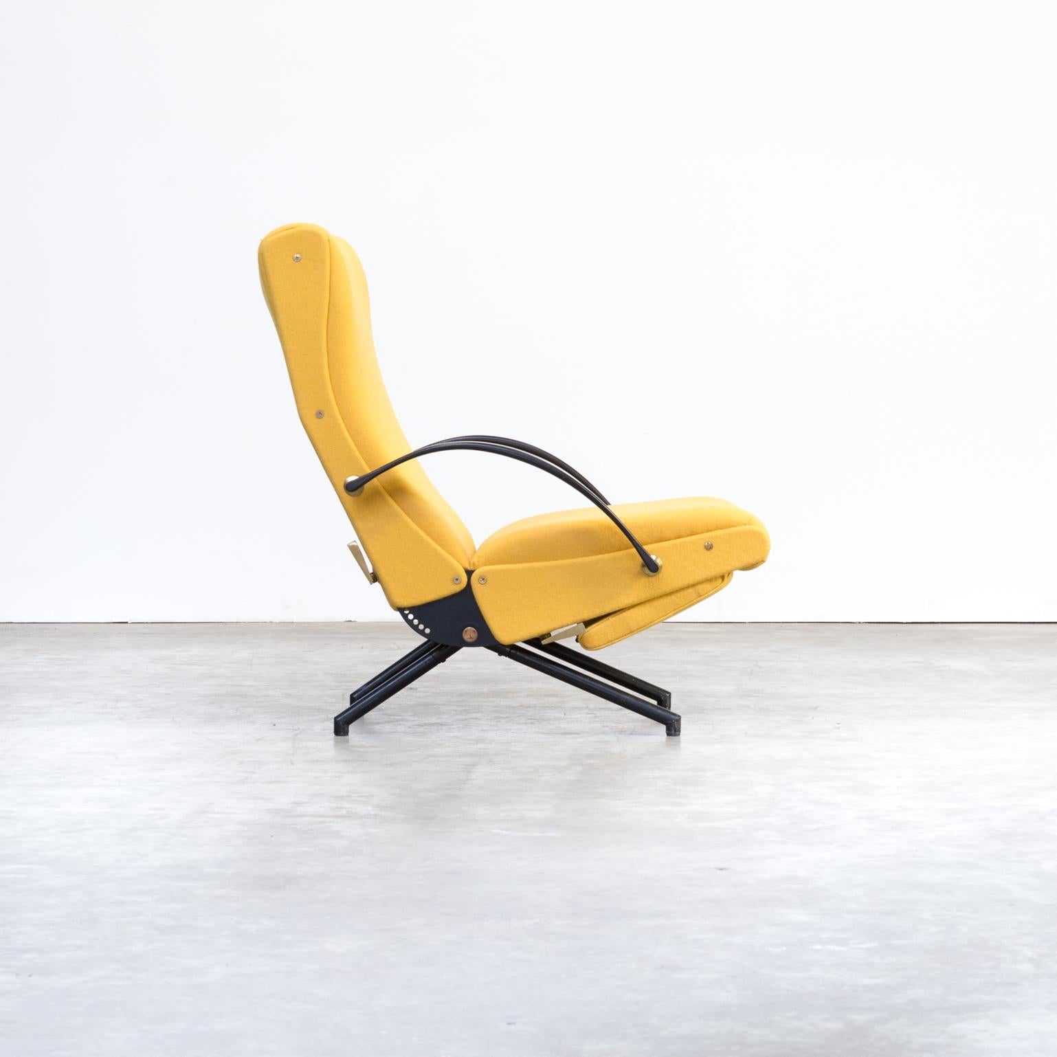 Mid-20th Century 1950s 1st Edition Osvaldo Borsani ‘P40’ Louge Chair for Tecno For Sale