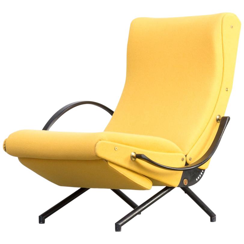 1950s 1st Edition Osvaldo Borsani ‘P40’ Louge Chair for Tecno For Sale