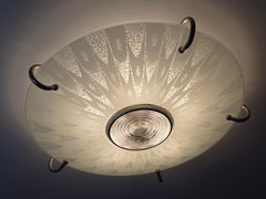 1950s 5 lights 'Pacemaker' Dinelier Flush Mount from Lightolier , USA