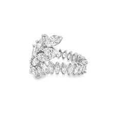 1950's 5.00 Carat Marquise Diamond Eternity Band in Platinum
