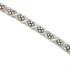 1950's, 8.50 Carats Diamond Bracelet