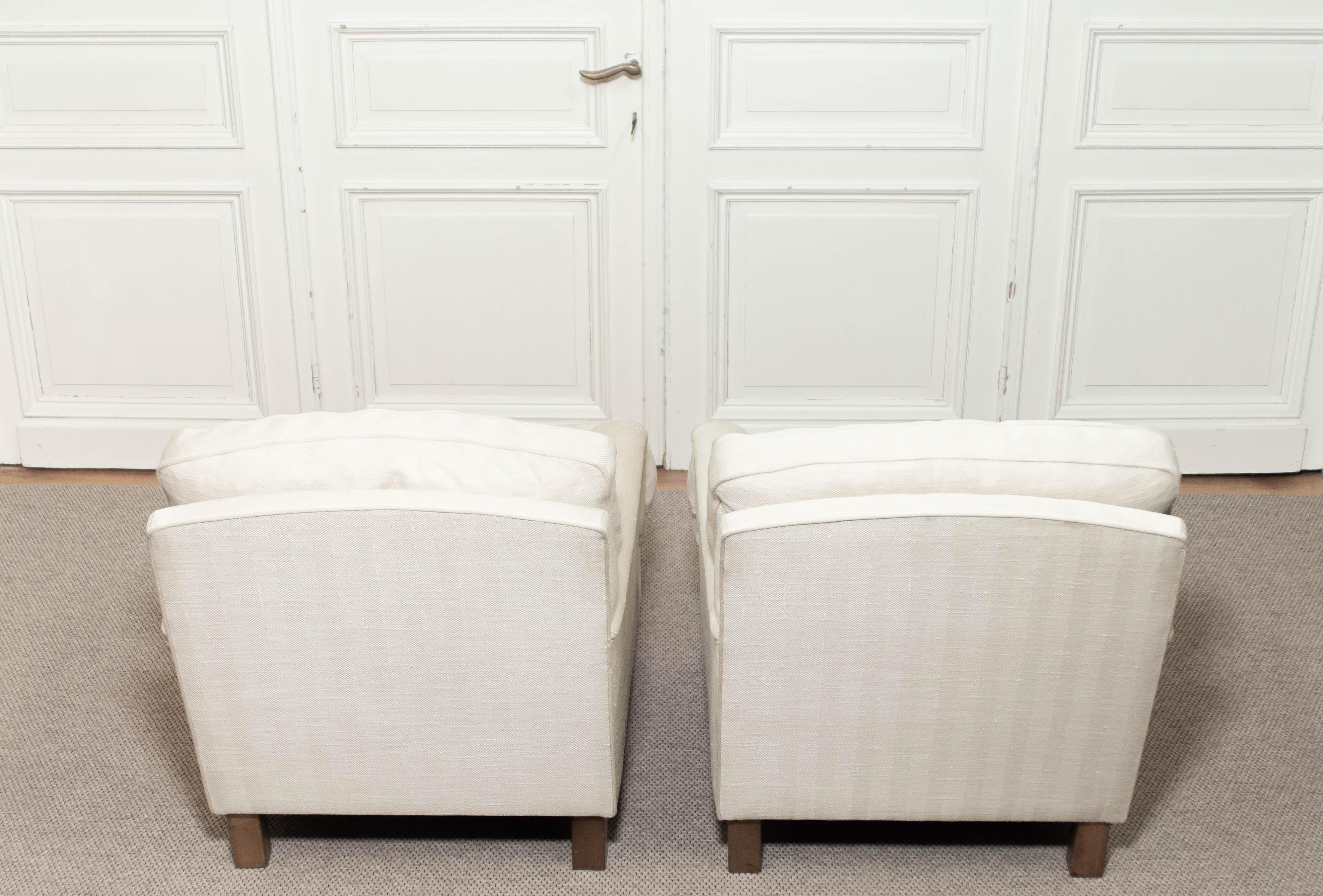 1950s, A pair of Lounge Armchairs by O.H. Sjögren Bon état - En vente à Silvolde, Gelderland