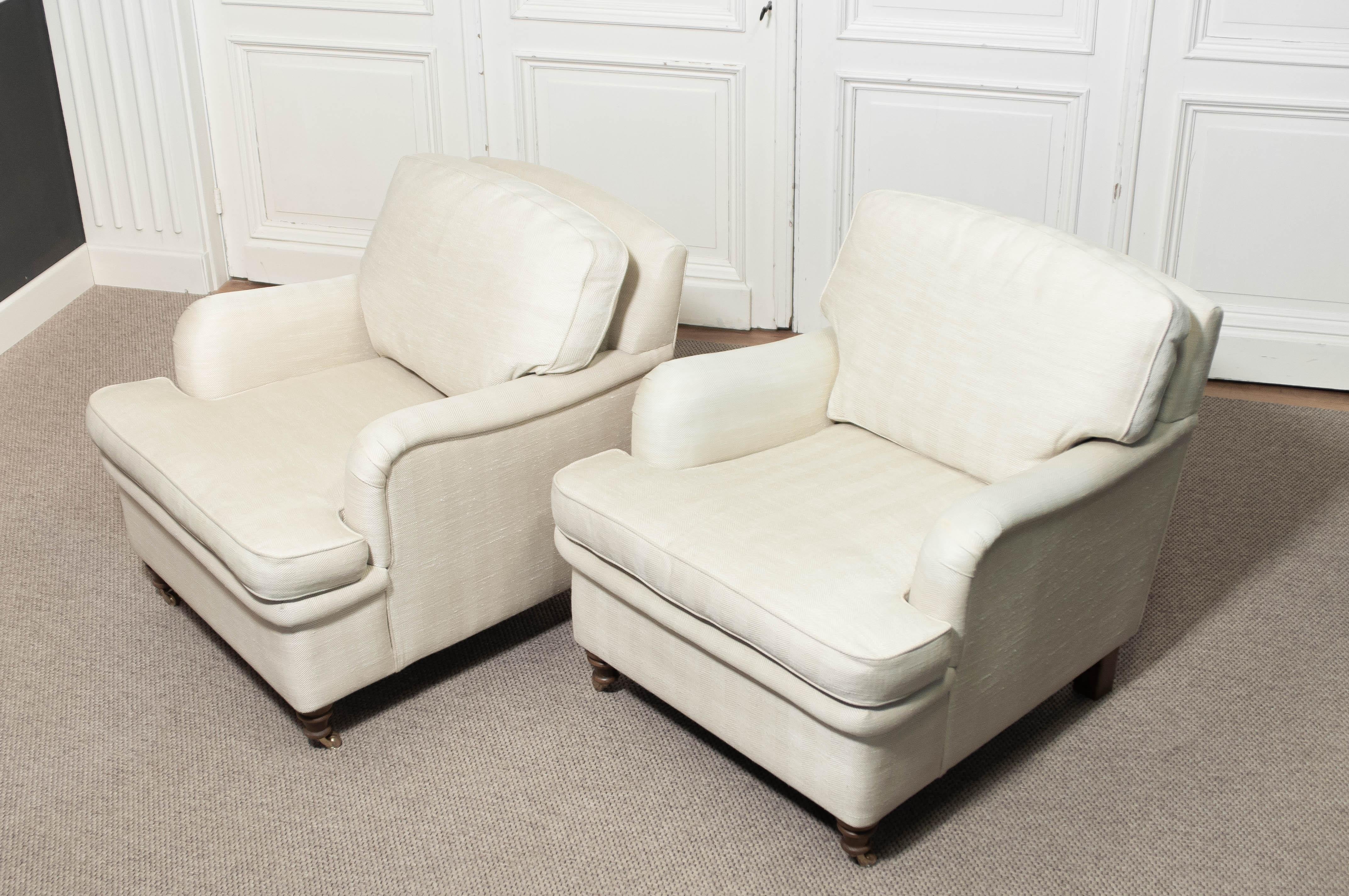 1950s, A pair of Lounge Armchairs by O.H. Sjögren en vente 2