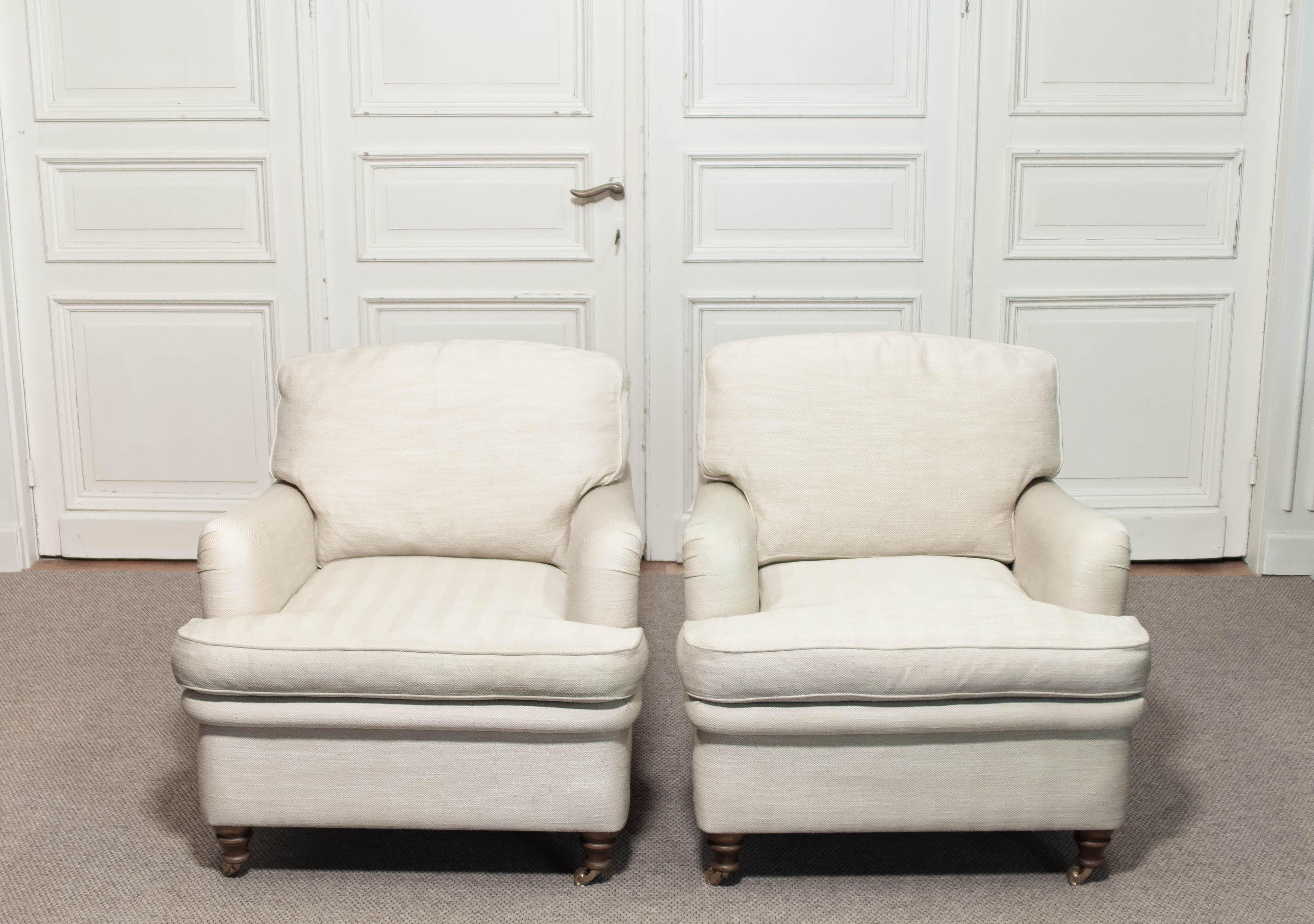 1950s, A pair of Lounge Armchairs by O.H. Sjögren en vente 3
